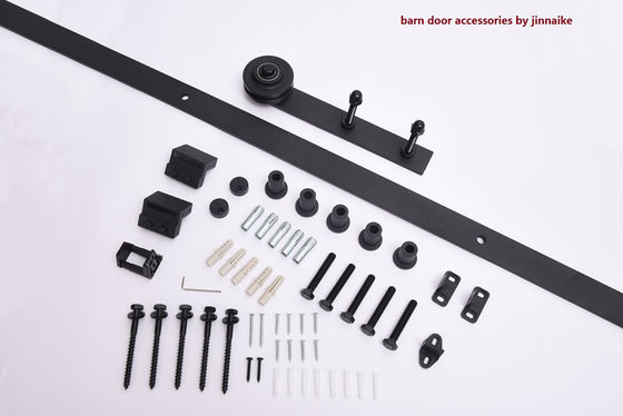9 Ft 12 Ft 6 Ft 8ft เดี่ยว Bypass Double Barn Door Hardware เหล็ก