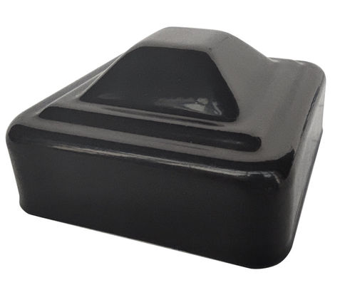 2 3/8 &quot;2 1/2&quot; ฝาโพสต์รั้วสังกะสี 6x6 4x4 ผงเคลือบรอยเชื่อมภายในภายนอก 4 ขั้นตอน