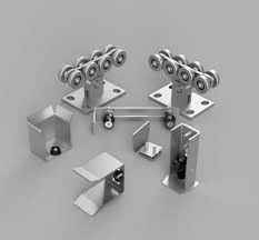 140mm Channel Cantilever ประตูบานเลื่อนล้อ 8 ล้อ 950KG