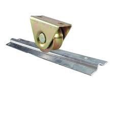V Groove รางแขวนประตูเงินสังกะสีปรับได้ 2.9m 5.8m