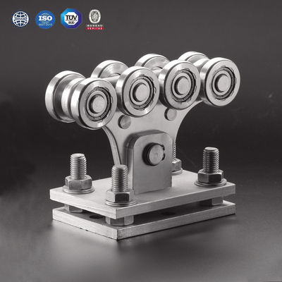 68mm Cantilever Gate Carriage Wheels พร้อมลูกกลิ้ง 5/8