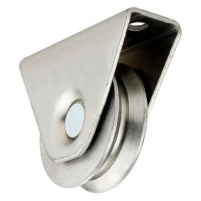 เหล็ก 3.15 &quot;80Mm ประตูบานเลื่อนลูกกลิ้งล้อประตูแบริ่งเดียว
