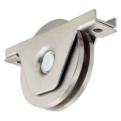 Q235 Steel U Groove Gate Wheel สำหรับประตูบานเลื่อนอัตโนมัติ