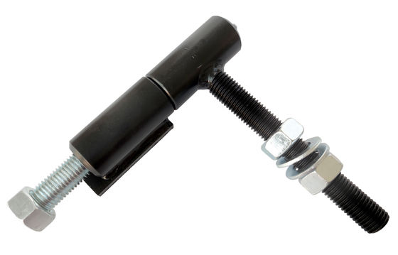M16 M20 บานพับบาร์เรลแบบปรับได้พร้อมลูกสำหรับ Gate Black Zinc