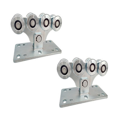60x60mm Small Cantilever Gate Wheel Zn Cantilever Gate Carriage 5 ล้อ 8 ล้อขนาดกลาง