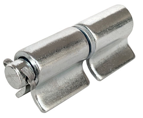 ฮาร์ดแวร์ประตูบานเลื่อนสังกะสี เชื่อมบน Pin &amp; Socket พร้อมบานพับแบริ่ง