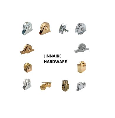 ลูกกลิ้งประตูบานเลื่อนขนาด 100 มม. พร้อมสลักเกลียว 3 &quot;4&quot; V Groove Gate Wheels