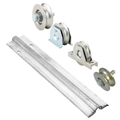 2.9m Silver Steel U Profile รางเลื่อนประตูด้านล่างรางสำหรับที่เปิดประตู