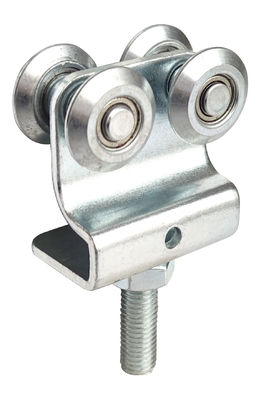 28 มม. 38 มม. 54 มม. Heavy Duty Commercial บานเลื่อนประตู Rollers Rail Trolley Wheel