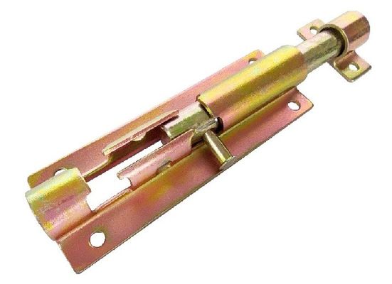 ความปลอดภัยสองกลอนห้องน้ำประตูบานเลื่อน Bolt / Gate Latch Tower Sliver Zinc Steel