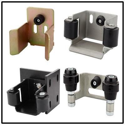 195x225mm Cantilever Sliding Gate Roller Holder พร้อมลูกกลิ้งไนล่อน 2 ตัวสำหรับ Cantilever Gates Adjustable