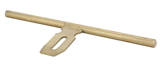 กลอนประตูบานเลื่อนแบบฝังโครเมียมภายใน 6" 140mm