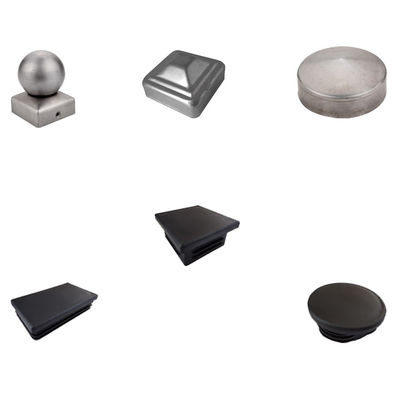 4.5in X 4.5in 7x7 8x8 4x4 Square Steel Post Caps ฝาครอบคอลัมน์พลาสติก