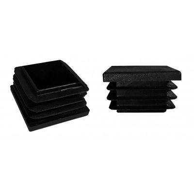 4x4&quot; 2 In. X 2 In. Black Plastic Square Post Caps 4&quot; 2&quot; Aluminium Fence Post Caps