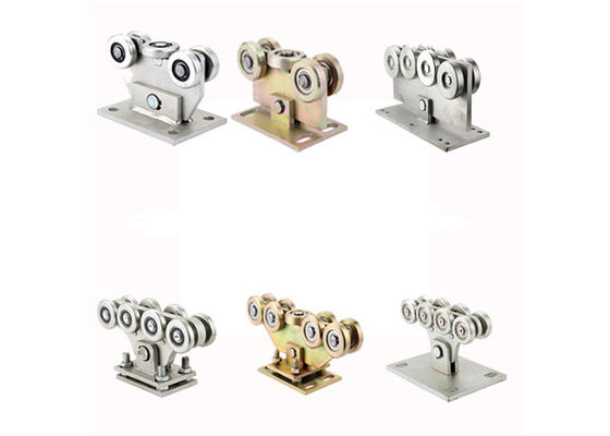 สังกะสีเงินอัตโนมัติ Cantilever บานเลื่อนลูกกลิ้ง Carriage มี 8 ล้อ 113mm