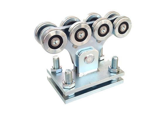 สังกะสีเงินอัตโนมัติ Cantilever บานเลื่อนลูกกลิ้ง Carriage มี 8 ล้อ 113mm