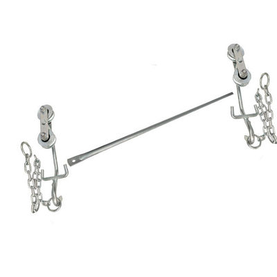 ตัวแยกรถเข็นเหล็ก Banana Cableway Roller Hanger Bracket