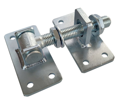 บานพับประตู 90 องศาการเกษตร M16 Bolt On Adjustable with Plate