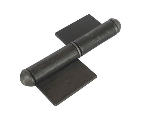 20x120mm Heavy Duty Weldable Barrel บานพับบนประตูสวิงพร้อมเครื่องซักผ้า Self Color Flag