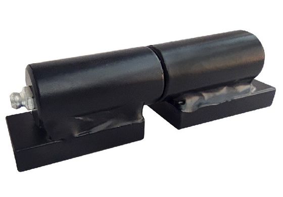 5 '' Heavy Duty Gate Barrel บานพับประตูเหล็กดัดวงเล็บ Fixings Powder Coated Black