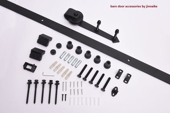 9 Ft 12 Ft 6 Ft 8ft เดี่ยว Bypass Double Barn Door Hardware เหล็ก