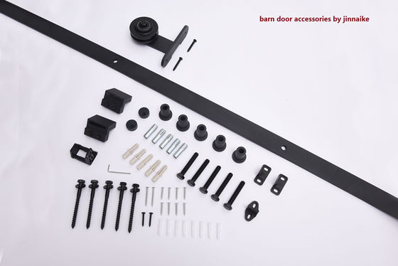 9 Ft 12 Ft 6 Ft 8ft เดี่ยว Bypass Double Barn Door Hardware เหล็ก