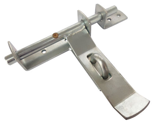 กลอนประตูบานเลื่อน Chrome Heavy Duty Barrel Bolt ล็อคสลักพร้อมรูกุญแจ 8 นิ้ว