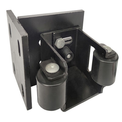 Swing Gate Catchers ชุดยึดประตูบานเลื่อน 55-90 มม. เคลือบผงสีดำ