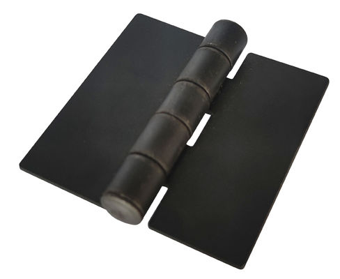 4 &quot;X 4&quot; ฮาร์ดแวร์บานพับประตูผีเสื้อสีดำเหล็กเชื่อม Heavy Duty Pair