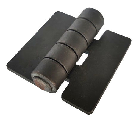 4 &quot;X 4&quot; ฮาร์ดแวร์บานพับประตูผีเสื้อสีดำเหล็กเชื่อม Heavy Duty Pair
