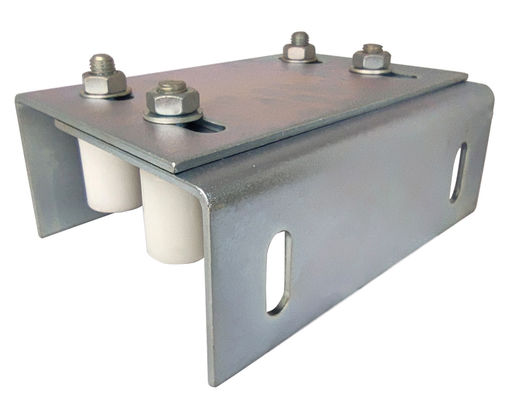 ลูกกลิ้งคู่มือไนล่อนพร้อมขายึดสำหรับขายึดประตูบานเลื่อน 40x60 Steel