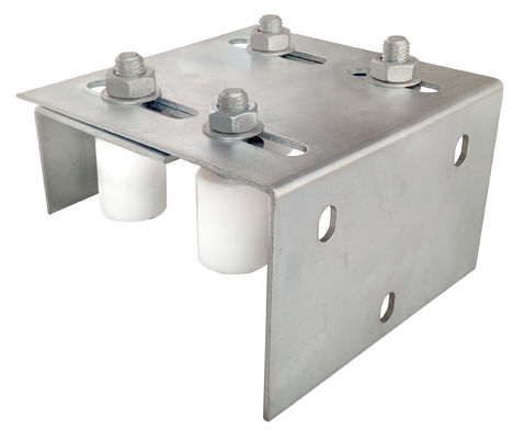 ลูกกลิ้งคู่มือไนล่อนพร้อมขายึดสำหรับขายึดประตูบานเลื่อน 40x60 Steel