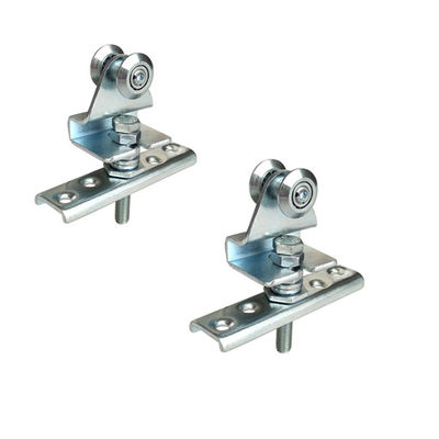 ลูกกลิ้งประตูโรงรถบานเลื่อนสังกะสี 2 พร้อมแผ่นงอสำหรับ Gate Rail GL43A