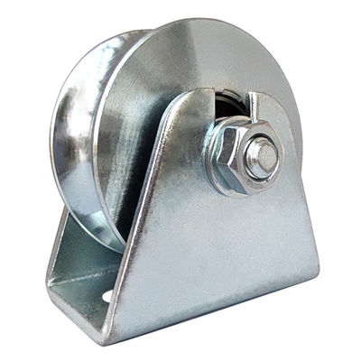 คณะรัฐมนตรีประตูบานเลื่อนแบบปรับได้ประตูสังกะสี U Groove Double Bearings Steel ISO