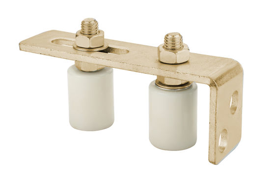 L โพสต์วงเล็บประตูบานเลื่อน 1.18 นิ้ว Roller Slide Gate Guide Bracket Plate