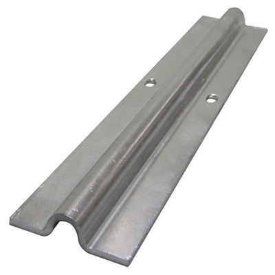 R8 R10 Groove เหล็กชุบสังกะสีประตูบานเลื่อนฮาร์ดแวร์รางราวประตูบาร์กลม 3.5 มม. หนา