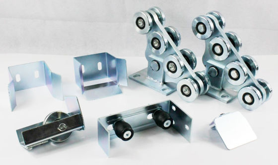 5 ล้อกลาง Cantilever Gate Wheel ชุบสังกะสี Silvery Gold Cantilever Gate System