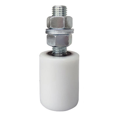M16 M20 Bolt Sliding Gate Guide Rollers ลูกกลิ้งไนลอนสำหรับประตูบานเลื่อนพร้อมตลับลูกปืน