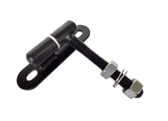M16 Bolt On Garden Black ฮาร์ดแวร์บานพับประตูปรับได้ Heavy Duty สำหรับ Steel Swing Gate