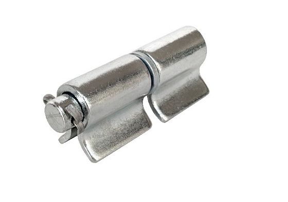 Driveway Swing Gate แบริ่งบานพับสังกะสีสีขาว 2 ขั้นตอนเชื่อมบน Pin Socket