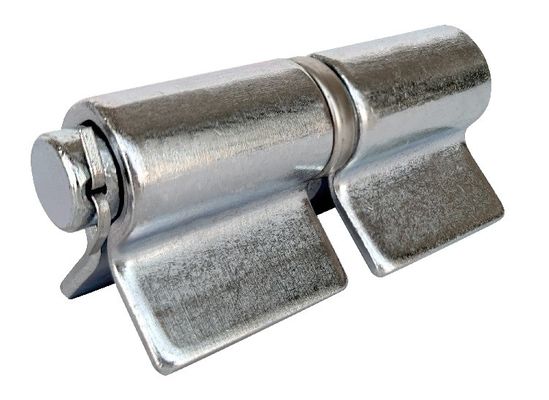 Driveway Swing Gate แบริ่งบานพับสังกะสีสีขาว 2 ขั้นตอนเชื่อมบน Pin Socket