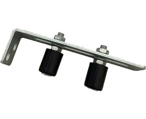 รางเลื่อนด้านบนแบบปรับได้ 40x30 Nylon Rollers White Zinc