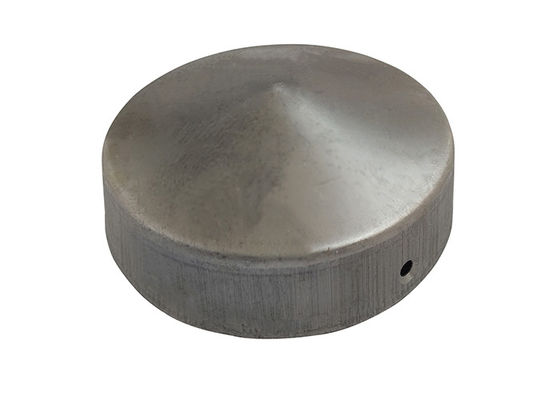 ฝาโพสต์รั้วกลม 90 มม. 6 นิ้วตกแต่ง 2.75&quot; Metal