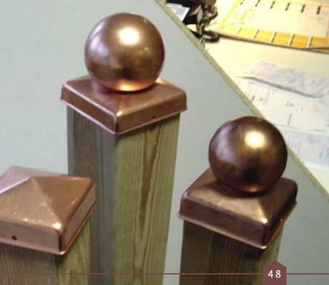 2 นิ้ว 2.5 &quot;3 1/2&quot; เหล็กพีระมิดรั้วโพสต์หมวก 6x6 7x7 4x4 5x5 8 X 8 มีรู