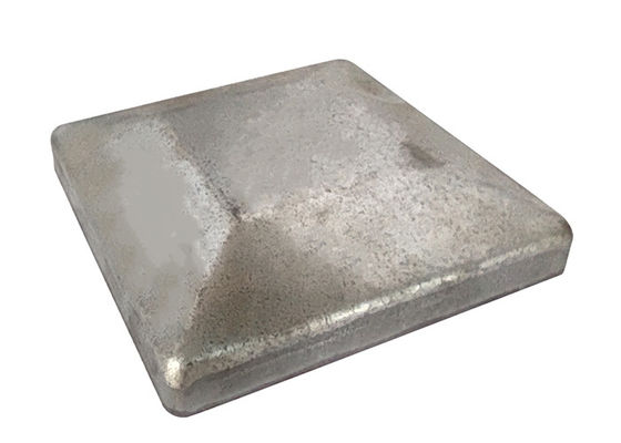 1.5 นิ้ว 2 1/2 นิ้ว 1 1/2 &quot;ฝาโลหะสี่เหลี่ยมจัตุรัส 5 X 5 3 X 3 4 X 4 พร้อมคอ
