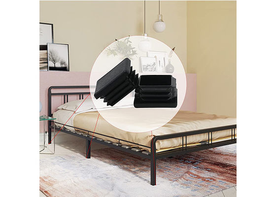 ฝาโพสต์รั้วสี่เหลี่ยม 75 มม. X 75 มม. 200x200 4x4 พลาสติกสีดำ Nylon