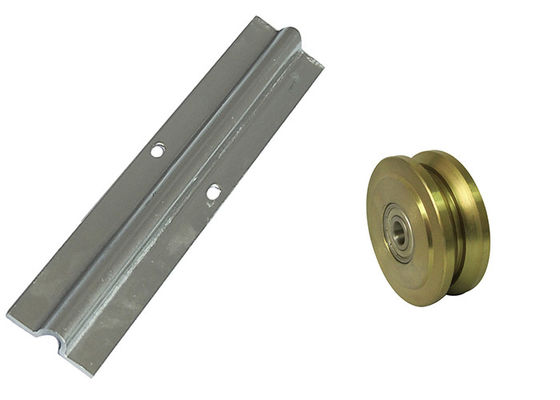 Heavy Duty Telescopic Iron 5m บานเลื่อนฮาร์ดแวร์ติดตาม U Groove Jnk Hardware Kit