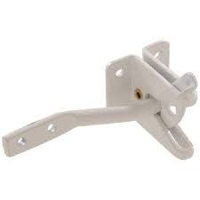 สลักเกลียวประตูบานเลื่อนอลูมิเนียม Anti Lift สีขาวหมุนได้ Self Locking Silver Gold Outer 1115.5g