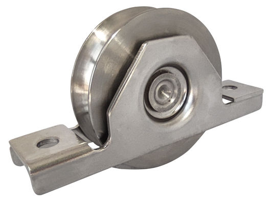 อุปกรณ์ประตูบานเลื่อน 3 &amp;#39;&amp;#39; ประตูเหล็ก V Groove Gate พร้อมลูกปืน 6202