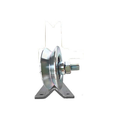 Q235 โลหะ V Groove ประตูบานเลื่อนล้อพร้อม Bolt
